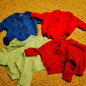 Cat & Jack waffle knit infant sets